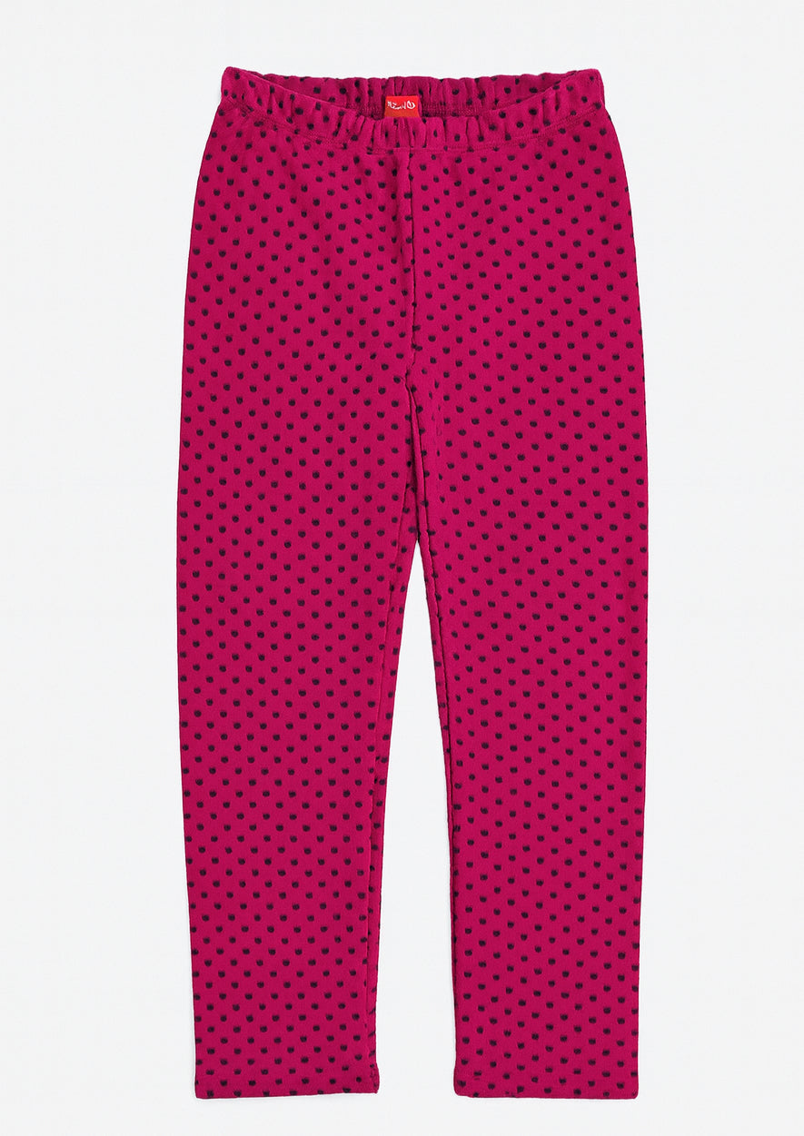 Pyjama polaire Fille - Violet image 0