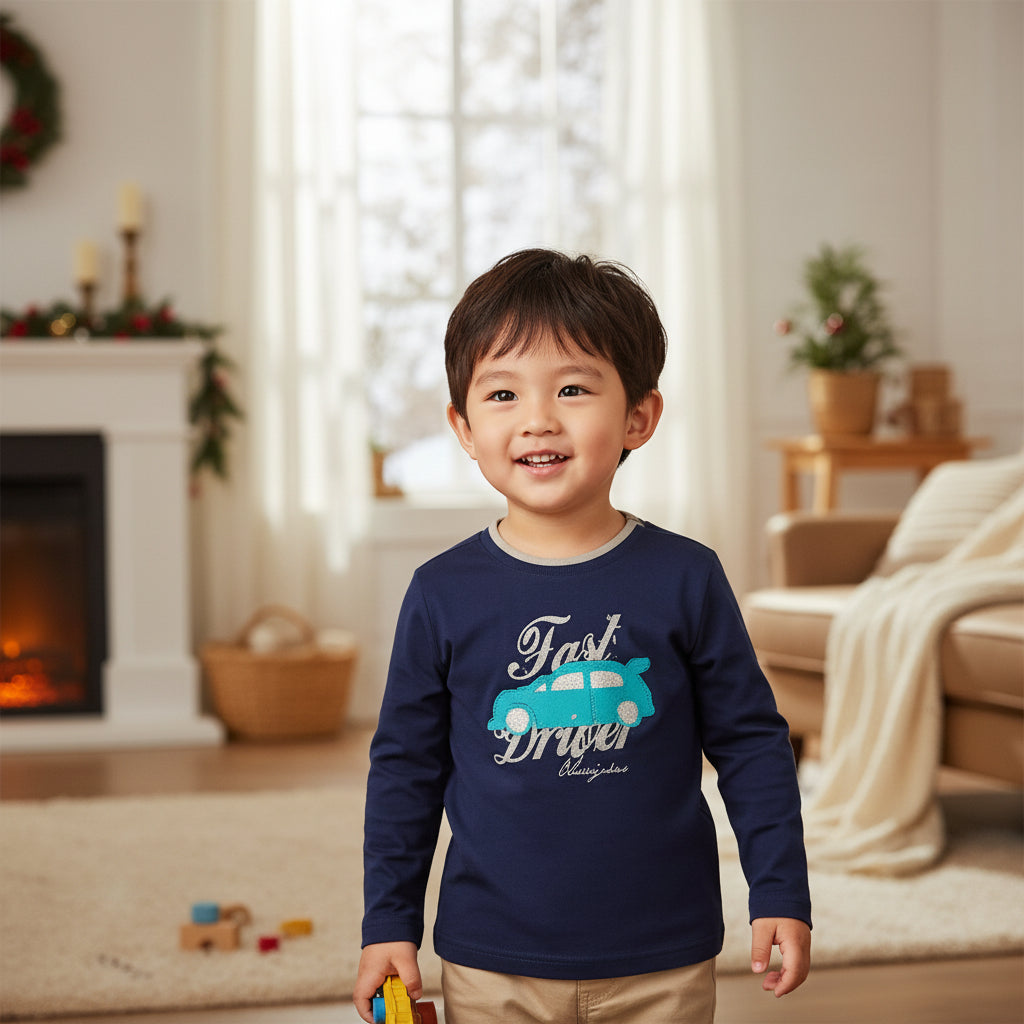 T-shirt Garçon - Bleu image 0