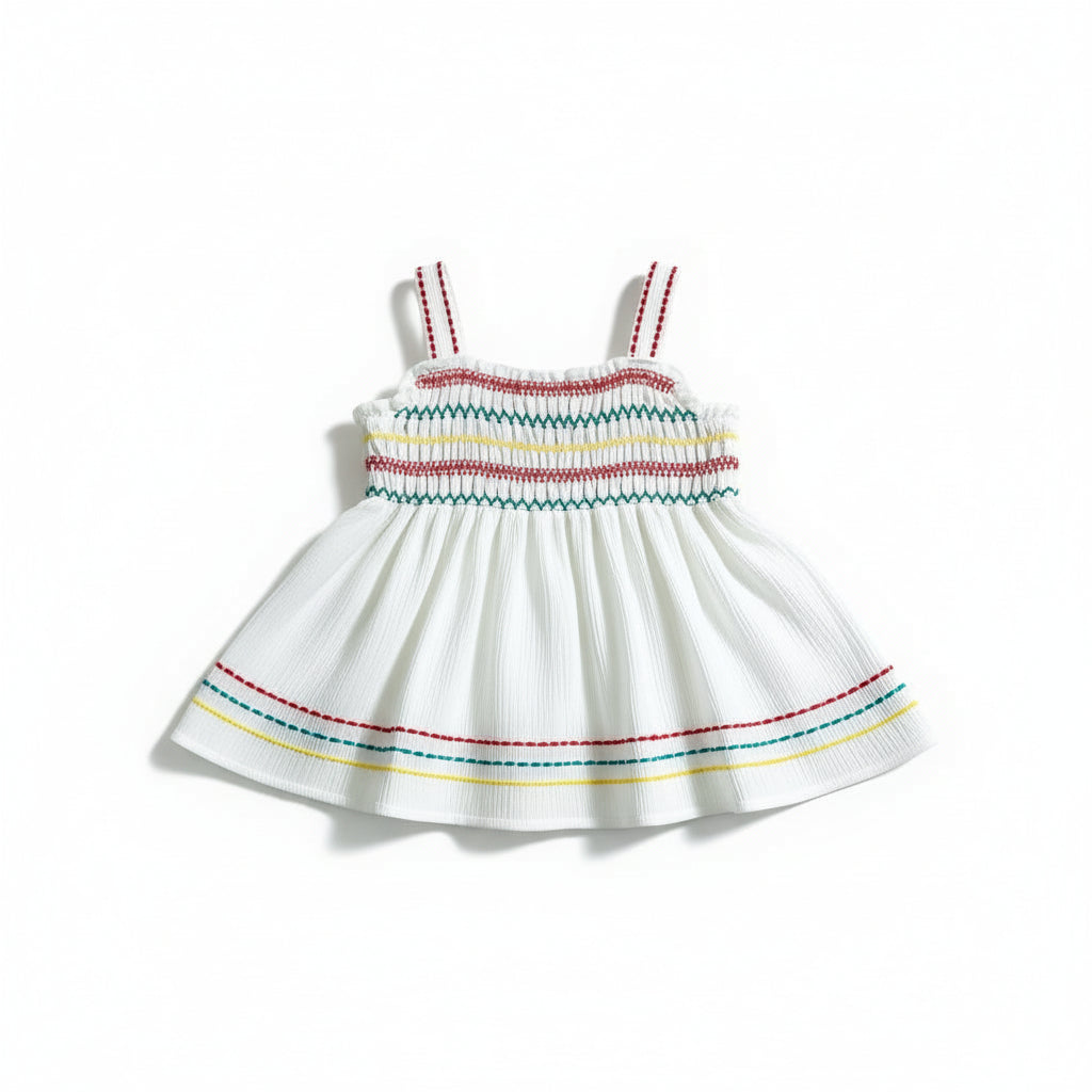 Mini robe Fille - Blanc image 1