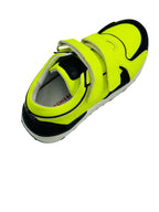 Baskets à scratch uni couleur jaune fluor image 2