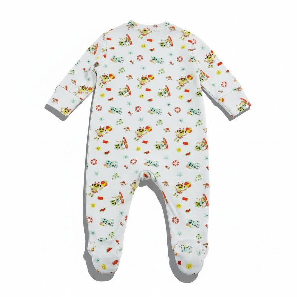 Combinaison Mixte - Blanc/Orange image 1