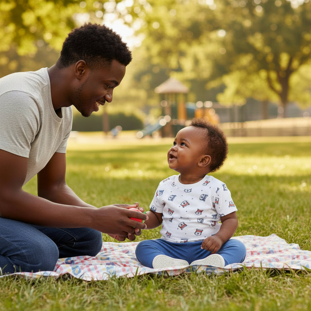 T-shirt Garçon - Blanc/Rouge image 1