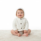 Pull à capuche Fille ou Garçon - Beige image 1