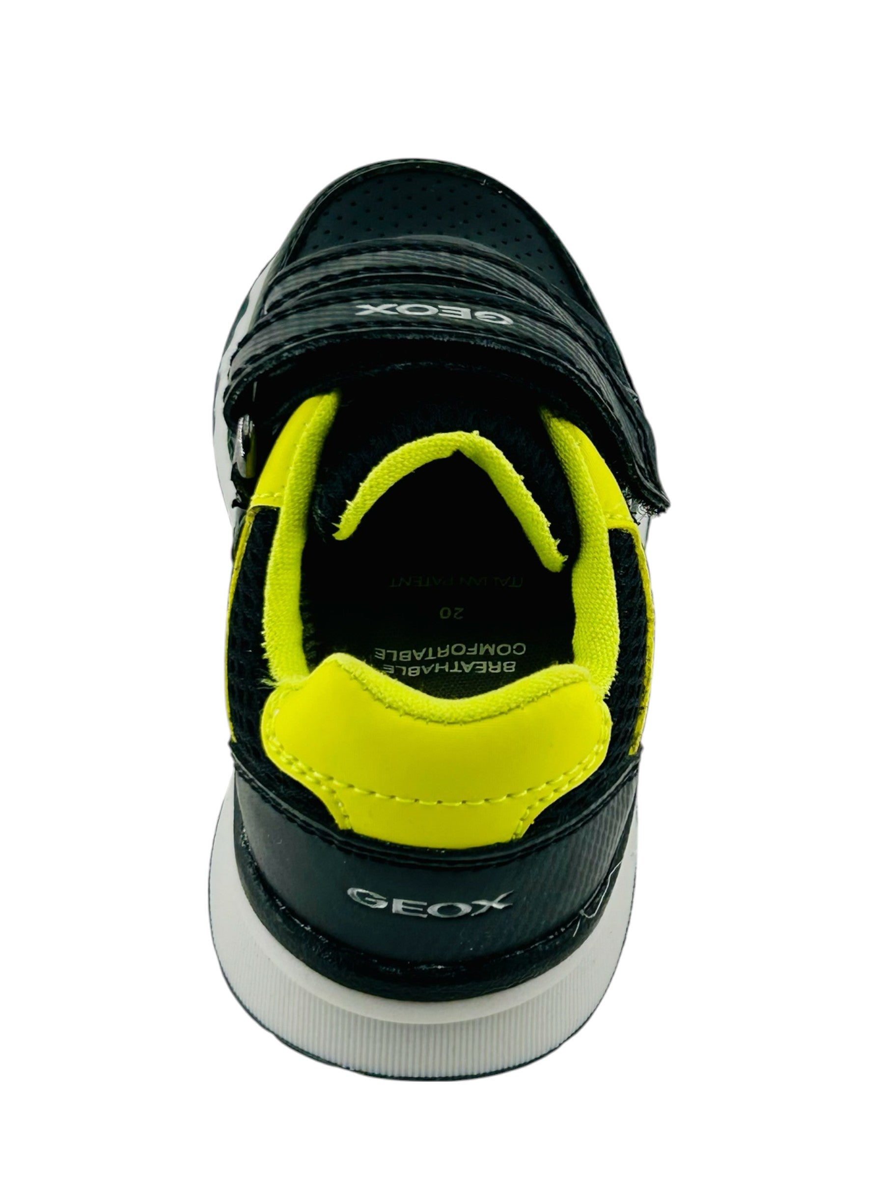 Baskets GEOX à scratch Noir - vert image 2