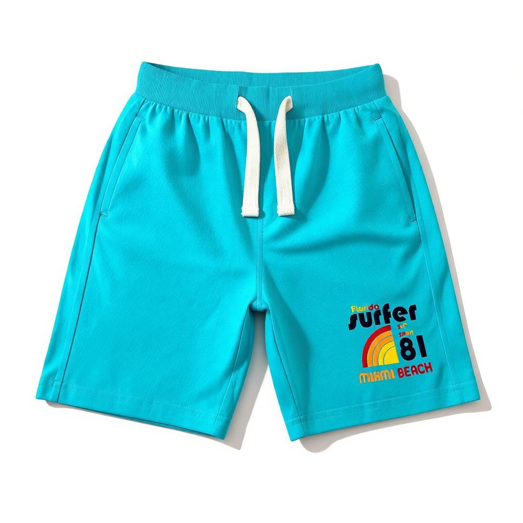 Short Garçon - Bleu turquoise image 0