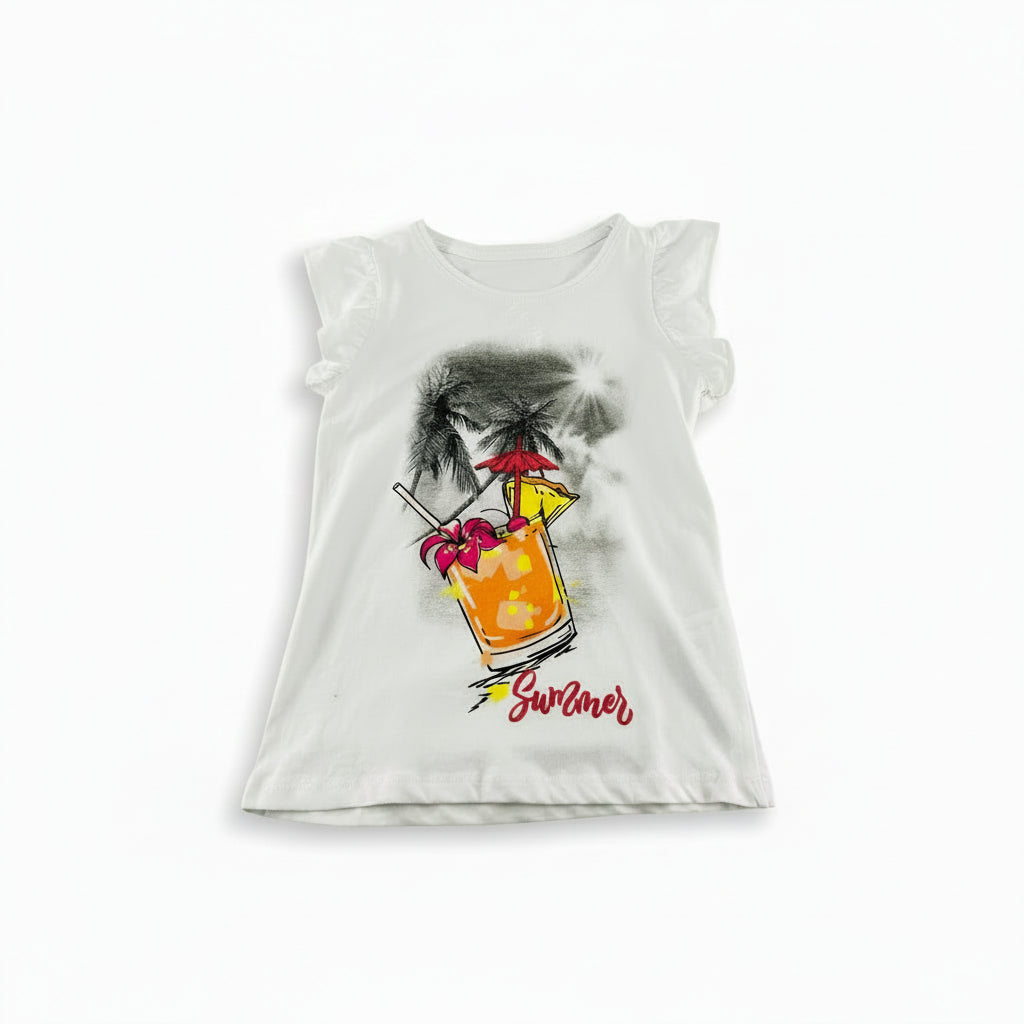 T-shirt Fille - Blanc image 0