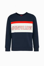 Sweat col rond Garçon - Bleu image 0