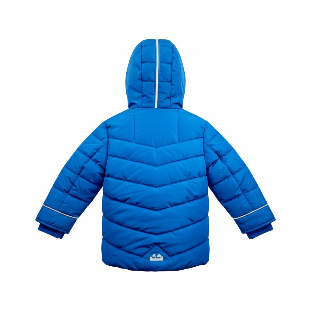 Doudoune à capuche Bleu image 1