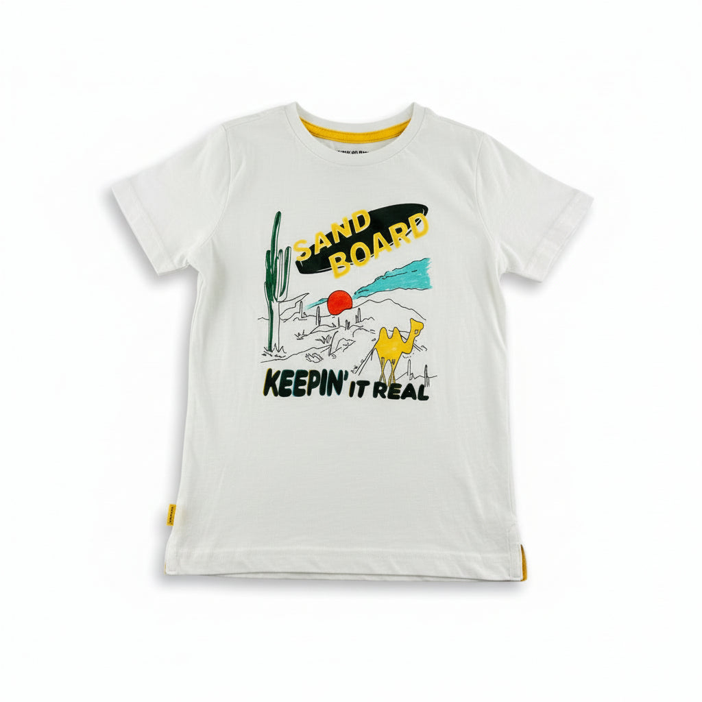 T-shirt Garçon - Blanc image 0