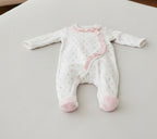 Combinaison Fille -Blanc/Rose image 1