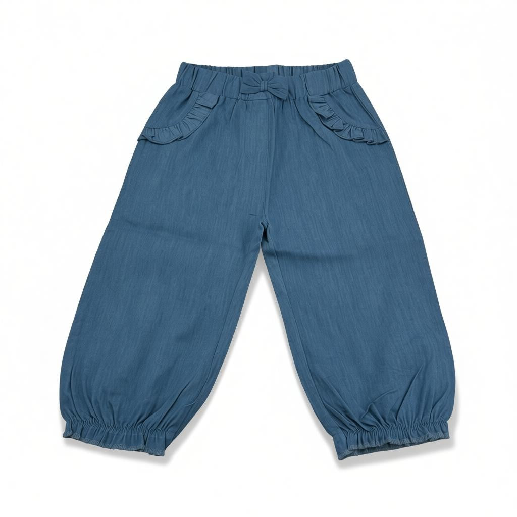 Pantalon Fille - Bleu image 0