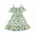 Robe Fille - Blanc/Vert image 0