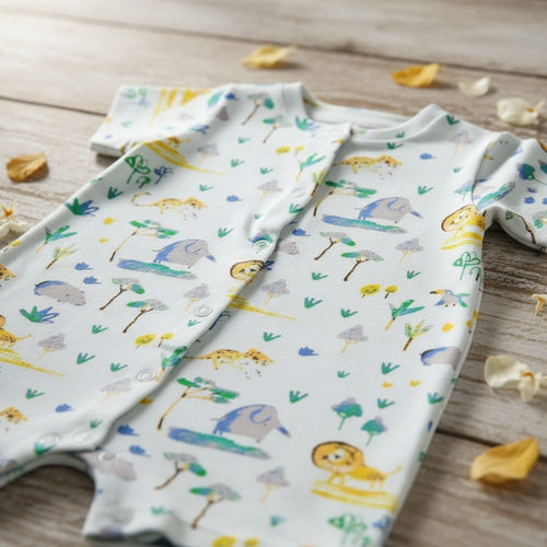 Barboteuse Garçon - Blanc image 1