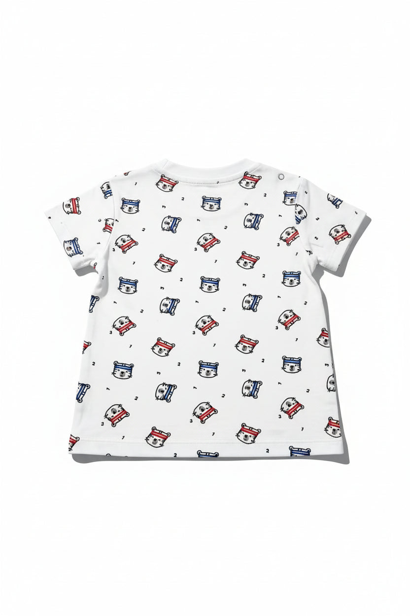 T-shirt Garçon - Blanc/Rouge image 2