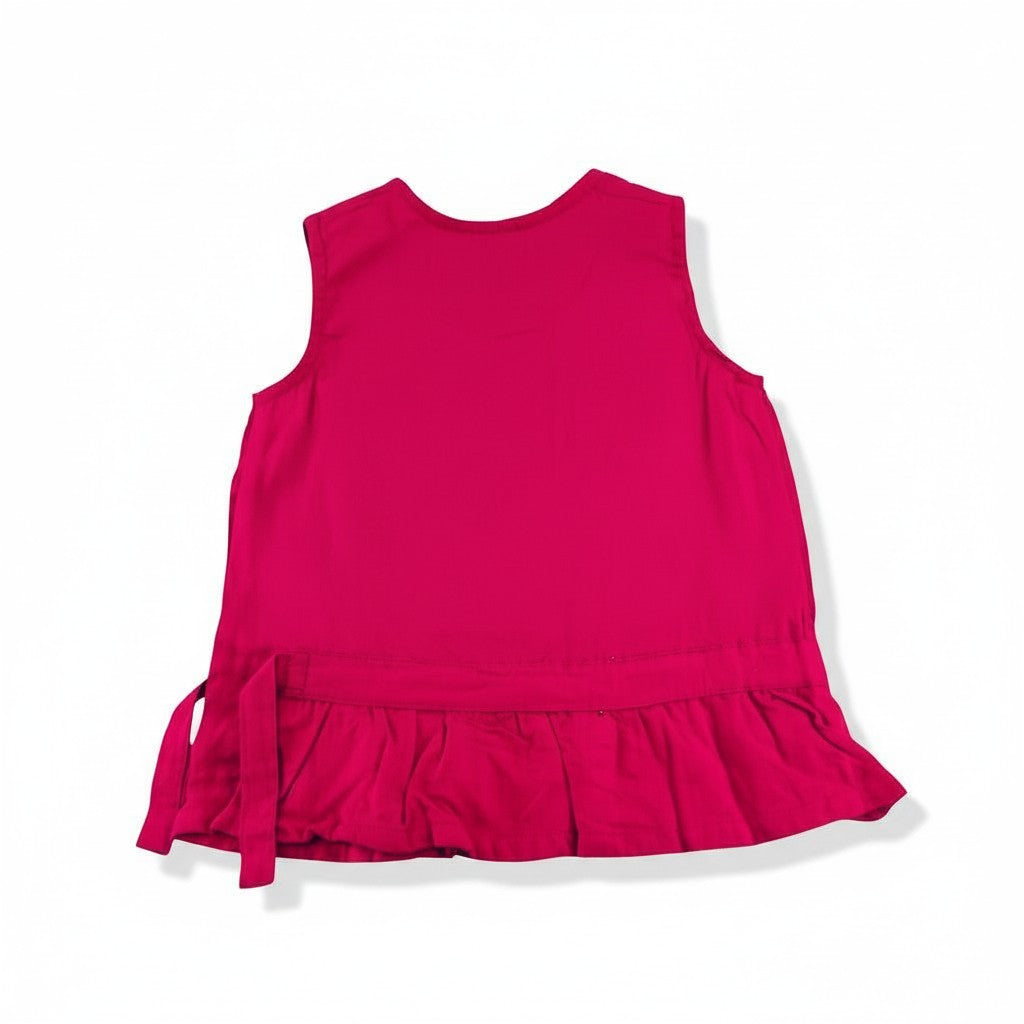 Mini robe Fille - Framboise image 2