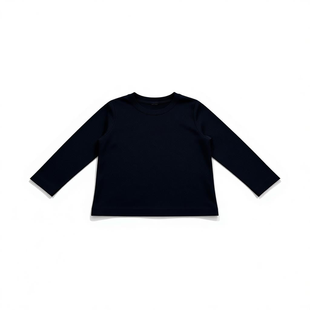 T-shirt manche longue Garçon - Noir image 1