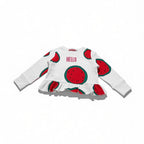 T-shirt ( blouse) Fille - Blanc/Rouge image 1