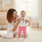 Ensemble t-shirt + short Fille - Blanc/Rose image 0